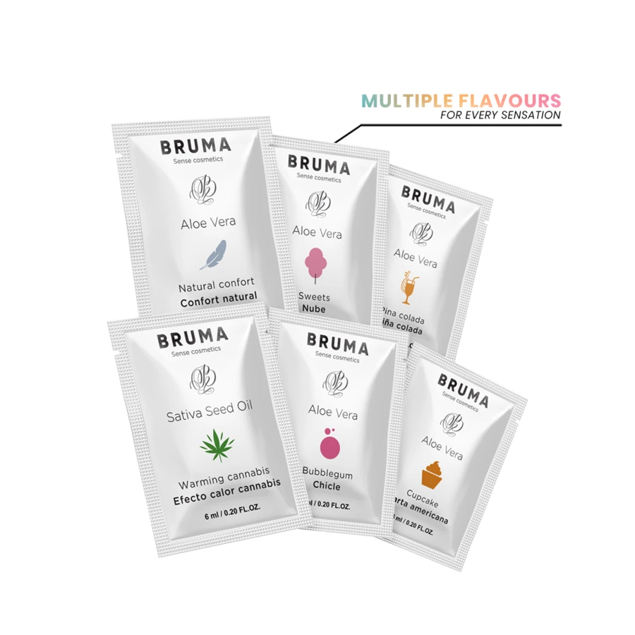 BRUMA - GEL SCORREVOLE ALL''OLIO DI SEMI DI SATIVA GUSTO CANNABIS RISCALDANTE 6 ML